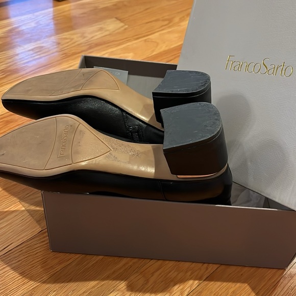 Women’s black leather booties - Picture 3 of 11